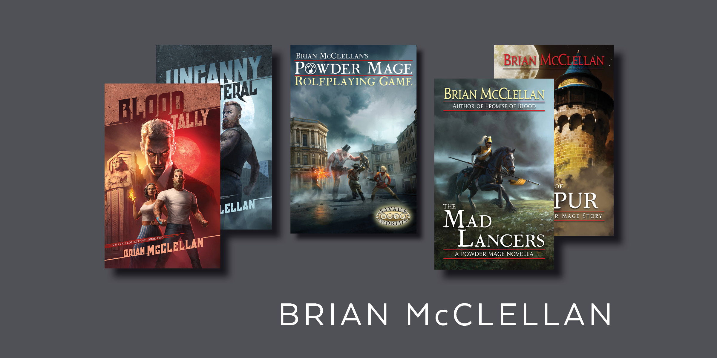 Copyediting, book design, & ebook formatting for Brian McClellan
