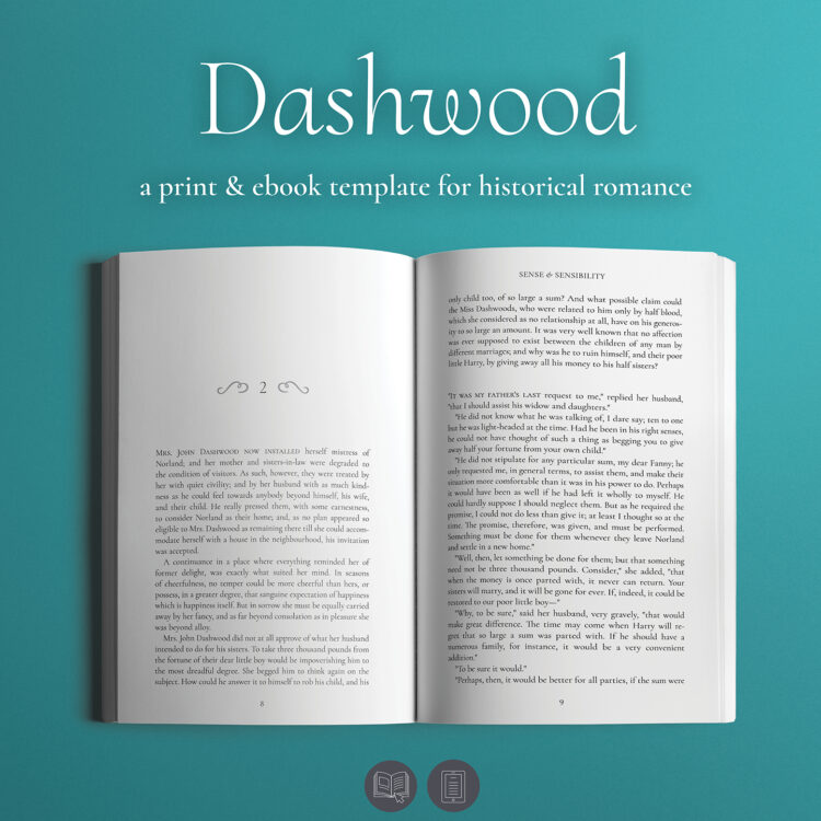 Dashwood, a template to format books for self-publishing